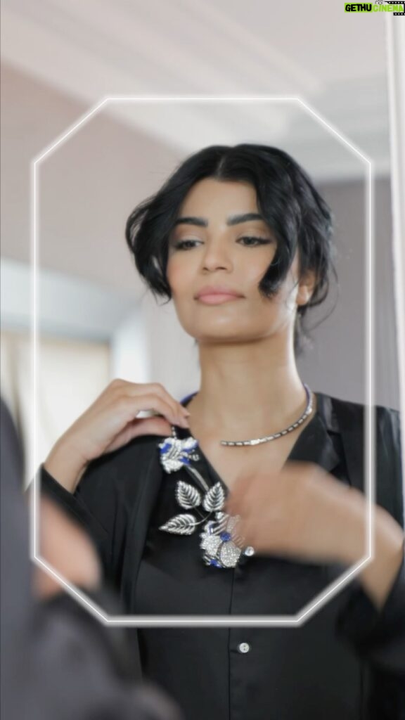 Mila Alzahrani Instagram - Our new Question Mark necklace makes its way from Place Vendôme to Cannes for the very first time, while Brand Ambassador Mila captures the journey through her lens. She’s ready to unveil the Boucheron magic and transform the Cannes steps into her personal runway. #BoucheroninCannes