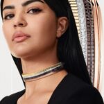 Mila Alzahrani Instagram - Sometimes, all it takes is a signature creation to make a style statement. That’s the power of this new Quatre choker, imagined by the Creative Studio to celebrate the 20th anniversary of the Quatre ring made in 2004! @milaalzahrani #Quatreis20 #EchoIcon #Boucheron #milaalzahrani