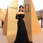Mila Alzahrani Instagram - An enchanting evening under the mesmerizing skies of AlUla✨at @ramikadi spectacular fashion show. ‎‏It was an honor to wear one of his exquisite designs, making me feel unique and beautiful.✨♥️ ‎‏The lights, the music, and the creativity I witnessed tonight were unforgettable. Thank you, @alulamoments and @ramikadi , for this extraordinary experience!