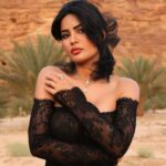 Mila Alzahrani Instagram - An enchanting evening under the mesmerizing skies of AlUla✨at @ramikadi spectacular fashion show. ‎‏It was an honor to wear one of his exquisite designs, making me feel unique and beautiful.✨♥️ ‎‏The lights, the music, and the creativity I witnessed tonight were unforgettable. Thank you, @alulamoments and @ramikadi , for this extraordinary experience!