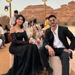 Mila Alzahrani Instagram - An enchanting evening under the mesmerizing skies of AlUla✨at @ramikadi spectacular fashion show. ‎‏It was an honor to wear one of his exquisite designs, making me feel unique and beautiful.✨♥️ ‎‏The lights, the music, and the creativity I witnessed tonight were unforgettable. Thank you, @alulamoments and @ramikadi , for this extraordinary experience!