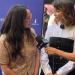 Milana Vayntrub Instagram - My favorite pastime is watching Marina talk. Particularly fun when it’s about our film “Pickled Herring”. Top & corset by @honaydaofficial Flower clip by @maguireshoes Ring & earrings by @sterlingforever Shoes by @ysl Styling by @fashiontulle