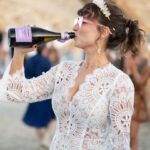 Milana Vayntrub Instagram - Married my husband in front of the temple he built. Our impromptu rabbi @elienblue had us exchange pink sunglasses under a chuppah held by irl spirit guide @michaelawat and lifelong friend @alina.greenbergla and their perfect partners. Thank you to the ladies at @zimmermann for helping me find a dress that was miraculously an extension of the temple. And thank you to @alicyn for the crown! Photos by the trusty, dusty and talented @svetolov. Special shout-out to @ajsalty who we couldn’t and wouldn’t have done it without. Love you. Thank you.