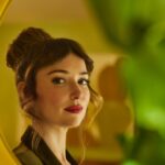 Milana Vayntrub Instagram - A tiny bit more face. Photographer: @mathieuyoung Producer: @imannalangston Stylist: @carlee_wallace  Hair: @bryangaw Makeup: @karinamoore Photo Assistant: @louieheredia Lighting: @elliotsmithhastie.photo