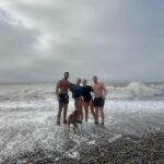 Millie Court Instagram - Family day out down the beach… these mad welshies made me run into the sea 😳🤣🌊