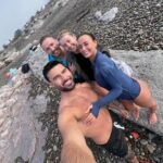 Millie Court Instagram - Family day out down the beach… these mad welshies made me run into the sea 😳🤣🌊