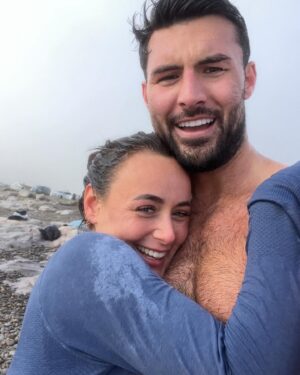 Millie Court Instagram - Family day out down the beach… these mad welshies made me run into the sea 😳🤣🌊