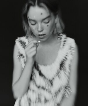 Milly Alcock Instagram - @behindtheblinds 
Photography @emiliastaugaard 
Styling John Handford
Make up @fibgallagher_ 
Hair @kojimahiroki