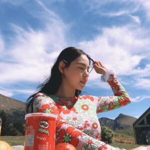 Min Hyo-rin Instagram - 🌈☁️🍊