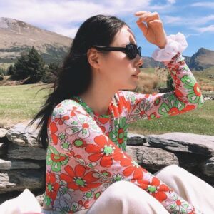 Min Hyo-rin Instagram - 🌈☁️🍊