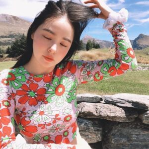 Min Hyo-rin Instagram - 🌈☁️🍊