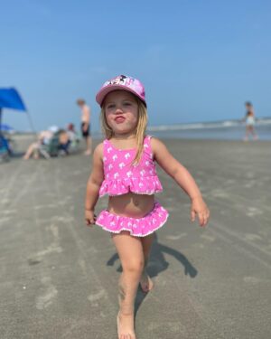 Mina Starsiak-Hawk Instagram - I was busy being unhinged over her birthday last week but I hear today is National Daughters Day so I’ll use this time to say, as far as daughters go, this is one for the record books y’all!
::::::
She has changed my life and made me better in so many ways and I can’t ever imagine her not being my tiny best friend 🤍 She’s funny and fearless and wild and is going to disrupt this world in all the best way.
::::::
She will never question a day in her life how loved she is.  So, here’s to National Daughters Day and my Charlotte Drew!