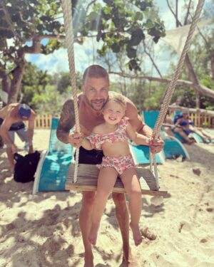 Mina Starsiak-Hawk Instagram - It’s this man’s 42 Birthday today 🤍
::::::
Happy Birthday to one of the strongest men, most amazing dads and ride or die partner I’m lucky enough to call my own!
::::::
Let’s show him some love today y’all! 👇🏼👇🏼👇🏼