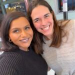 Mindy Kaling Instagram - Had lunch with my friend @presbeilock, the president of @dartmouthcollege while she’s visiting from Hanover. I am so proud of the work she is doing at my alma mater and what an incredible leader she is. I took her to one of my favorite lunch spots in LA, which happens to be in a parking lot with a view of a dumpster, and she didn’t bat an eye. Love this woman!