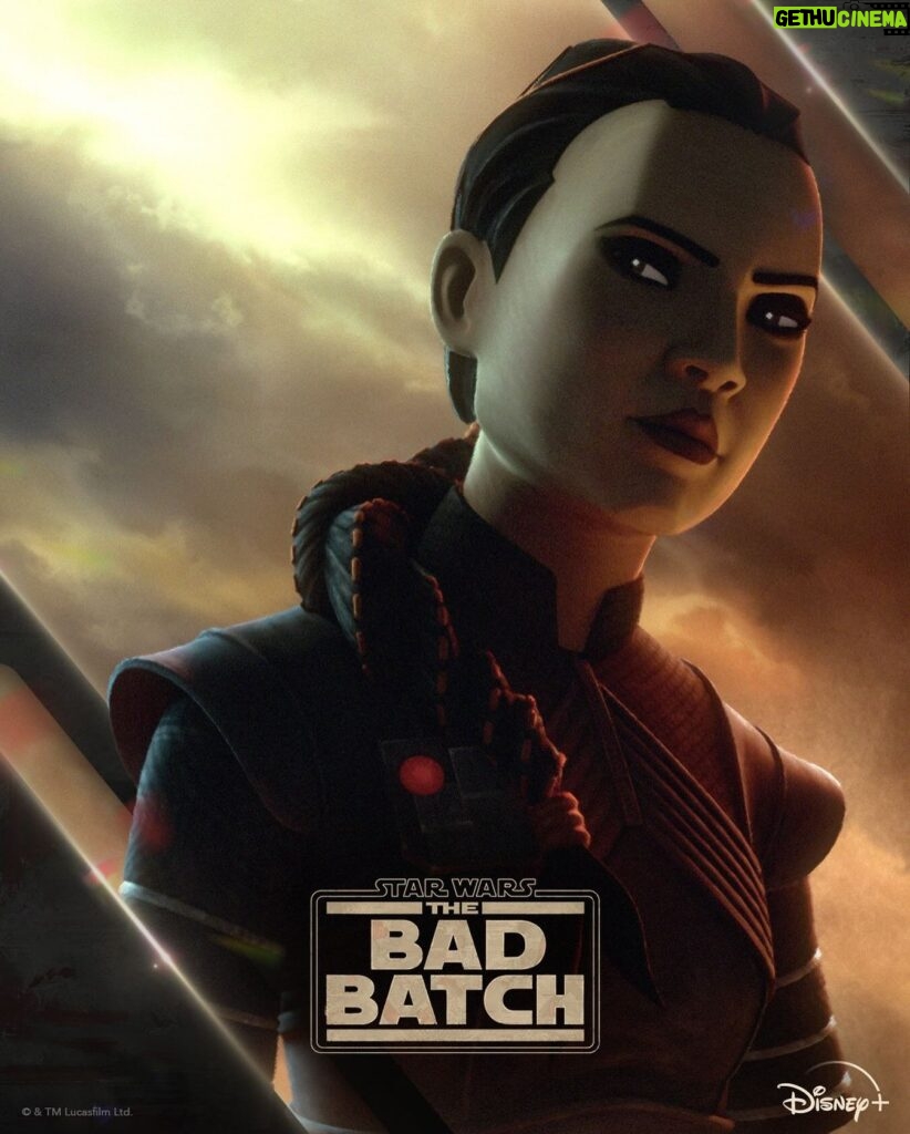 Ming-Na Wen Instagram - New poster art of #fennecshand by @greg.verreault of @lucasfilm animation. It's SO BADASS! 😏 Love it!🧡🖤🧡🖤 Watch S3 of #thebadbatch on @disneyplus. All the eps are streaming now. 👏🏼