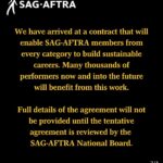 Ming-Na Wen Instagram - Grateful. Thank you to all @sagaftra members for staying strong together. Thank you to our remarkable committee negotiators for their hard work fighting for us. Thank you to our sister unions for their support and sacrifices. Woohoo!!! Time to celebrate a historical win for a fair deal and looking forward to everyone getting back to work! 👏🏼👏🏼👏🏼🥰❤️🥰❤️💪🏼💪🏼💪🏼👍🏼👍🏼👍🏼🎉🎉🎉🥳🥳🥳🥰❤️🥰