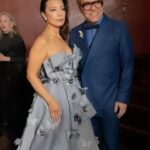 Ming-Na Wen Instagram - Thank you to my glam team! I am eternally grateful for your immense skills! ❤️🥰❤️ Makeup: @jeonghwa.makeupartist Hair: KJ Dolvik Hair Color: @chazdean Gown: @hayariparis @hollywoodbeautyawards