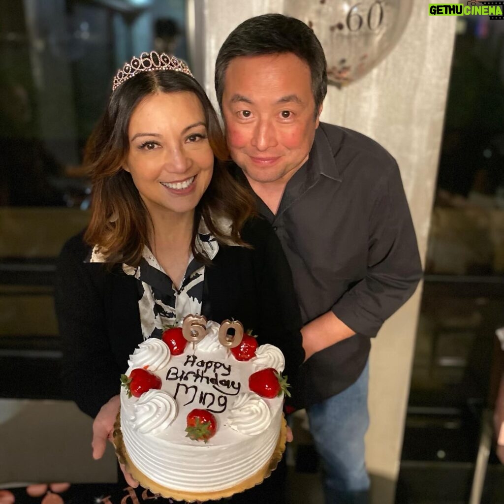 Ming-Na Wen Instagram - ForPart 2, Eric also threw me a beautiful party in New York City. I was in NYC to hang with Michaela and he flew out and surprised me. He went through all the trouble to book a great hotel space with outdoor patios overlooking Manhattan and gathered so many friends and family! I was surprised to see some dear friends who came in from out of town and ones I hadn't seen in awhile. 🥰❤️ And TECHNICALLY, he did keep his promise. TODAY is my real birthday, and we are just having a nice quiet day at home. No parties... I HOPE! 🙏🏼 Thank you to everyone who came out and I love all my fans who have been wishing me a happy birthday! So many blessings!! Thank you! And biggest thank you to my beloved and amazing husband. Love you forever, Eric. May we share decades more of bdays together. 🙏🏼❤️🥰🎂🎁🎊