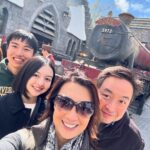 Ming-Na Wen Instagram – Family Fun!! We loved playing #mariokart as a family when the kids were younger, so visiting the Super Nintendo World at Universal Hollywood was a blast! 👍🏼👏🏼

I really love it when the kids are home and the four of us are together, even if it’s just for a week over Spring Break. They’re the most awesome young adults now. I feel blessed and grateful that they still enjoy hanging out with their mom and dad.❤️🥰❤️