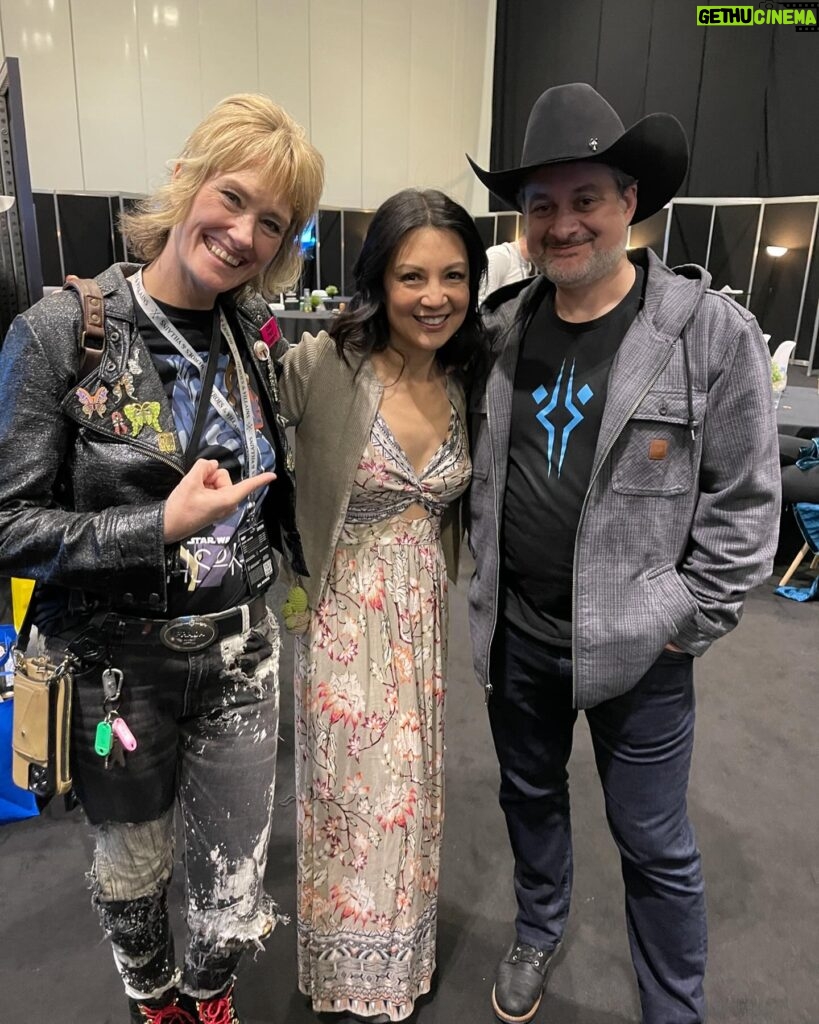 Ming-Na Wen Instagram - Truly shocked and heartbroken to hear the passing of Shawna Trpcic. Our amazing costume designer. Friend. Family.😢🙏🏼💔 She was always there for her actors. Her designs helped us to tell the stories and establish the characters. She worked tirelessly, passionately and with such great humor. We had so much fun together. One of the funniest moments with Shawna was when I received a text & photo from her. The photo showed a part of my costume with a matter-of-fact statement: "We just found a cookie in your glove." I bursted out laughing. 😂😂 You see, I expend a lot of energy when working, and oftentime, I'm on sets where it's not easy to get to craft service between takes. So I find places to hide snacks. On the set. In props. In my clothes. Somehow, I had forgotten about a large-ass cookie when changing out of my costume! 🤷🏻‍♀️😏 She said in all her years of working as a costume designer, this was a first. The whole dept had a good laugh about it. 🤣 As a gag crew gift., I gave her a very large cookie jar to keep in the costume dept. It became a running joke for us. I also will never forget how attentive she was in designing a special look for my son, Cooper, when he was going to be a background character. And then, on his shoot day, she came to my dressingroom to personally make sure Cooper's costume fit perfectly and looked great for camera. With covid protocols, she had enough on her plate to deal with, but she made the time. Without me asking for any special favors. She just did it. A true friend. And a mom to us all. Recently, I had just sent her a text congratulating her on the latest project that just aired. Can't believe she's no longer with us. 😪😪😪💔💔💔 My condolences to her family and her friends❤️RIP, Shawna. 😢 Heaven has a new angel.😇 You will be sorely missed. Love you, Shawna.❤️🙏🏼 ---------------- Note: Due to the sagaftra strike, I cannot post the names of the shows or it's affiliations, but I know my fans know what Shawna worked on and the mark this multi-award winning costume designer left behind.