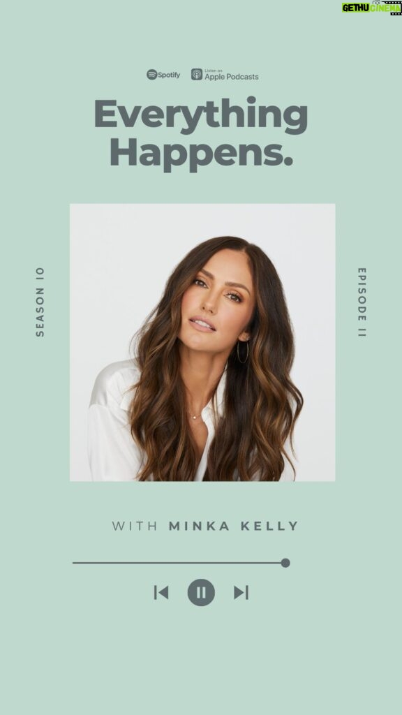 Minka Kelly Instagram - How do we stay soft in a world that has taught us to be tough? You might recognize @MinkaKelly from her roles playing Lyla Garrity on Friday Night Lights or Samantha in HBO’s Euphoria. But you might not realize the chaos she endured throughout her childhood. Raised by a single mom who worked as a stripper and struggled with addiction, Minka had to learn how to take care of herself and the adults around her, and, eventually, to forgive her mom. Hers a story of love and grace under pressure and, holy cow, you’re going to love her. The thoughtful, the kind, the brilliant, the resourceful, Minka Kelly is on the podcast this week. And you’re not going to want to miss it. Listen to EVERYTHING HAPPENS wherever you get your podcasts or click on the link in my bio.