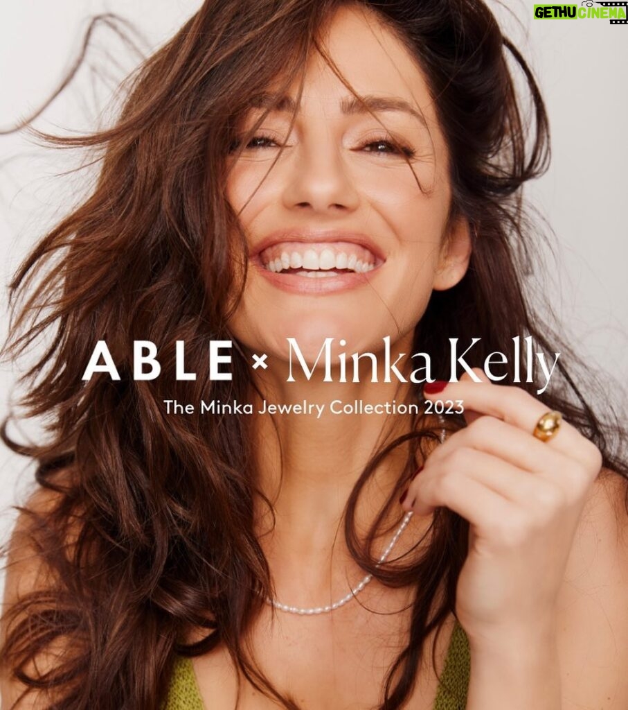 Minka Kelly Instagram - Since the loss of my mother, I have wanted to dive deeper into the lives of women around me. It remains so important to me to know that what we do at ABLE directly contributes to jobs and dignity for women around the world. I'm excited and grateful to release another collection of jewelry made by the courageous women who work in ABLE's Nashville jewelry studio. The first piece I designed for this collection is a ring based on one from my grandmother. I wear it to remind me that there are many seasons to our lives, and I hope this collection can serve as a reminder for others in the same way. Throughout difficult and joyful times, your loved ones and chosen family will be the constant to take you through it all. This collection is classic yet bold. These pieces feature strong, modern lines but capture a vintage feel. They're meant for everyday wear and made with 14k gold-filled and vermeil materials, so you can have effortless style every day. I hope this new ABLE × Minka Kelly collection will empower you as much as it empowers the women who made it. Link in stories to shop!