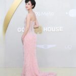 Minnie Mills Instagram - 💖💓a magical mermaid moment @minnie.mills x @goldhouseco gala 💓💖 👗: @mithridate.official 👠 : @louboutinworld 👛 : @gedebe 💎 : @hijuneparker Special thanks: @threads.co and @wearcommando 💇‍♀️: @cxchoi 💄: @danielcoronadobeauty #styling assist: @carlee___ @miacstella with #studioses team: @becca.s_ @amandafabpg @haileywolfman @celinedejesus_ @kaylaknoetgen @_jenjackson_