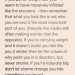 Miranda Hart Instagram - Just a little thought on weight in the New Year. Often a New Year can make people feel shame for not being ‘other’. When they are perfect as they are or have all the right to self-compassion if 2022 was difficult. Never let shame inform decisions and direction in your life. 🧡