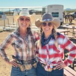 Miranda Lambert Instagram - Country and Western! 🐴🧡🌵🏜️☀️ Went back out west to AZ to visit @kenda_lenseigne again and to learn from the master. This time I brought @brendanjmcloughlin along for the ride. Literally. He doesn’t ride but figured it all out pretty quick. Kenda, you made a cowboy out of our NYC boy. 😂🤠🐴. We celebrated 5 years married on horse back this year. Love ya babe. ❤️ couples who cowboy together …. 1. Me and my gal pal / the boss @kenda_lenseigne (missing you @samanthacrook1 ) 2. Brendan and Justin, me and Cool and some new friends on a looong loooong trail ride to @haroldscorral thanks to @therealrussoresidential 😂 3. Cool and I getting to know eachother and me trying to hit my dang targets. 4.Brendan and Savvy haulin ass on his first run ever! Slow down! 😂 (@samanthacrook1 OMG )😂😂 5. Learnin to sort cows. 6. Cool and me 🧡🐴 love at first ride. 7.❤️ 💍5 years 8. The Boss on Charles. 🤠😲🤯 Cave Creek, Arizona