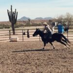 Miranda Lambert Instagram - Country and Western! 🐴🧡🌵🏜️☀️ Went back out west to AZ to visit @kenda_lenseigne again and to learn from the master. This time I brought @brendanjmcloughlin along for the ride. Literally. He doesn’t ride but figured it all out pretty quick. Kenda, you made a cowboy out of our NYC boy. 😂🤠🐴. We celebrated 5 years married on horse back this year. Love ya babe. ❤️ couples who cowboy together …. 1. Me and my gal pal / the boss @kenda_lenseigne (missing you @samanthacrook1 ) 2. Brendan and Justin, me and Cool and some new friends on a looong loooong trail ride to @haroldscorral thanks to @therealrussoresidential 😂 3. Cool and I getting to know eachother and me trying to hit my dang targets. 4.Brendan and Savvy haulin ass on his first run ever! Slow down! 😂 (@samanthacrook1 OMG )😂😂 5. Learnin to sort cows. 6. Cool and me 🧡🐴 love at first ride. 7.❤️ 💍5 years 8. The Boss on Charles. 🤠😲🤯 Cave Creek, Arizona