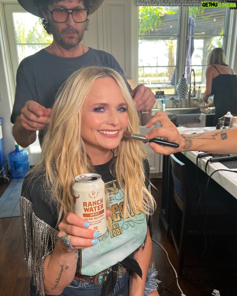 Miranda Lambert Instagram - #ad Getting ready for the show with a Lone River @ranchwater. Excited to see y’all soon! Far West Spirits LLC, Houston, TX Stagecoach Festival