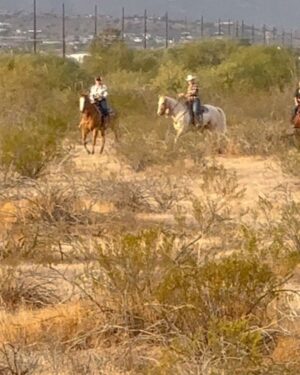 Miranda Lambert Instagram - Y’all …. I got to take a few days off  from the Velvet Rodeo in Vegas to go cowgirlin’ in AZ with my sweet friend @kenda_lenseigne. Thank you for welcoming  @samanthacrook1 and I into your bad ass gal gang and for introducing us to all your friends and family . Oh and thanks letting us camp in the bus in your yard for 3 days🤠🤷‍♀️. Everyone was so great to us. Your knowledge, kindness and skill blew our minds. And most importantly thank you for letting me ride Lieutenant Justin the legend. I’ll never get over that. What a horse. There were a lot of first time for everything’s this week. Mounted shooting, cutting and sorting cows, (thanks Kent and Janice ) and elk bourguignon made by Ian. Loved it all. Y’all can’t get rid of us now. See ya way too soon 🤠. 

Slide 3 Bam Bam doing Bam Bam things in the back😂. 🐴

Last slide is the boss @kenda_lenseigne showing us how it’s done. The actual Fastest Girl in Town. 

Take away sayin’s from the week …
Bear Down
Stay ready so you don’t have to get ready 
Do whatever is fun
No tears Tuesday 
Let’s give em a do over (3rd times a charm team ML and Kenda) 
Country Money (thanks Sam for repping my merch shirt😂)
