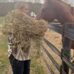 Miranda Lambert Instagram - Happy place 🐴🐶🤎 Shacket, jeans and boots by @idyllwind