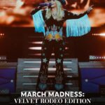 Miranda Lambert Instagram - It’s time to crown a Velvet Rodeo outfit champion! Who will it be?! Virginia Slim or Chasin That Neon Rainbow?! Y’all vote below! Las Vegas, Nevada