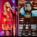 Miranda Lambert Instagram - It’s time to crown a Velvet Rodeo outfit champion! Who will it be?! Virginia Slim or Chasin That Neon Rainbow?! Y’all vote below! Las Vegas, Nevada
