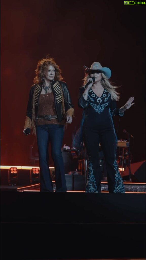 Miranda Lambert Instagram - Bad Ass Sisters performing “Fancy” at @stagecoach 💃❤️🔥 🎥 @jeffjohnsonimages Stagecoach Festival