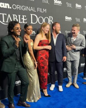 Miranda Otto Instagram - Thank you @stanaustralia for opening #theportabledoor and bringing me home to Sydney. Such a fun night - complete with goblins. Wish @jaydegee @rachelteaomarama and @pangeerz could have been there to celebrate with us. The Portable Door is in cinemas now and streams exclusively in Australia April 7th on Stan, UK on Sky and MGM  in US. 💃 @emiliawickstead 👠 @louboutinworld 💎 @cartier 💄 @lindajefferyesmakeup 💇‍♀️ @______renyaxydis______  Styling @danni_cartisano  #stanoriginals #theportabledoor #wherewouldyougo