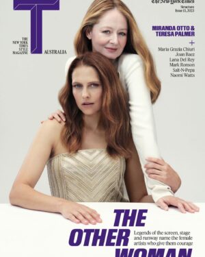 Miranda Otto Instagram - Sooo I’ve been on a big journey and I’m really late putting this out. Huge thank you to @tmagazineau for the fabulous spread, @teresapalmer for being my co-conspirator and brilliant scene partner and @janeylunn for the vision and the energy to bring this all together. A gift to discuss and celebrate our creative collaboration on #theclearingondisneyplus Credits: 
Photography – Hannah Scott-Stevenson, @_hannahscottstevenson_⁠
Styling - Nicole Bonython-Hines, @nbonython⁠
Hair - Michele McQuillan, @michmcquillan⁠
Makeup - Victoria Baron, @victoriabaron⁠
Article – Helen Hawkes, @the_little_green_room_⁠
T Australia Editor in Chief - Katarina Kroslakova, @lifeofkatarina