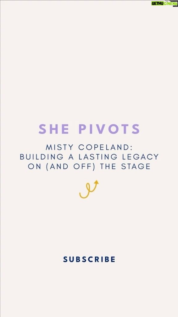 Misty Copeland Instagram - “I’m never going to be that woman I was before.” @mistyonpointe talks about her pivotal injury and the lessons she’s learned in the aftermath on today’s episode of She Pivots. Listen at the link in bio 🔗