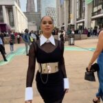 Misty Copeland Instagram - Supporting my fellow @abtofficial family at the #ABTSpringGala2023 ❤️ Dress @dolcegabbana Shoes @louboutinworld Jewelry @davidyurman Stylist @kahlihaslam Hair @jefffrancishair Makeup @victorhenao