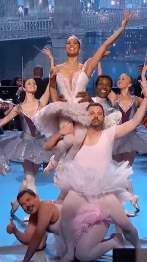 Misty Copeland Instagram - This was the most hysterical day @jimmykimmel 😂 How do you guys think they did!? Watch our full performance at the link in bio!