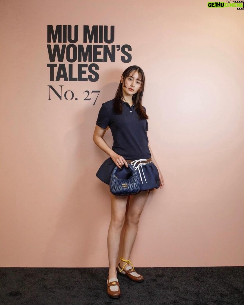 Mizuki Yamamoto Instagram - ⋆⸜☾⸝‍⋆ 昨夜は、Miu Miuを纏って、 MIU MIU WOMEN'S TALES 上映会へ。 素敵な時間を過ごさせて頂きました。 ★Miu Miuは、ファッションだけではなく、文化界の女性たちを賞賛する活動にも積極的に取り組んでいます。 ショートフィルムプロジェクト 「MIUMIUWOMEN'S TALES」は、 2011年よりスタートした女性をエンパワーする活動のひとつです★ #MiuMiu #MiuMiuWomensTales #PR
