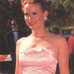 Molly Ringwald Instagram - The last time I went to the Emmys. It was awhile ago...Brad and Jennifer were dating. That's how long Isaac Mizrahi made my dress and I loved it!! #emmys #isaacmizrahi