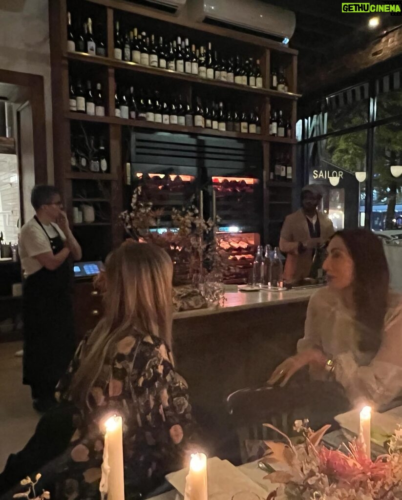 Molly Ringwald Instagram - Truly beautiful and delicious evening . Thank you Ulla Johnson and Christine d'Ornano and the outstanding new Sailor restaurant! #ullajohnson #brooklyn