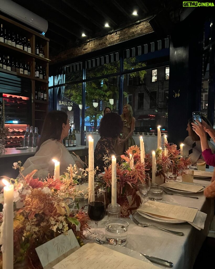 Molly Ringwald Instagram - Truly beautiful and delicious evening . Thank you Ulla Johnson and Christine d'Ornano and the outstanding new Sailor restaurant! #ullajohnson #brooklyn