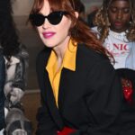Molly Ringwald Instagram - At Helmut Lang ✨ Makeup:@brettjacksonmakeup Hair: @xaviervelasquez 💄@lisaeldridge Carnival #nyfw