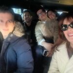 Molly Ringwald Instagram - On our way to @latenightseth Mommy Daddy and the kids in back! 😂