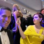 Molly Ringwald Instagram - What a fun night celebrating our first amendment' Biden and Jost both knocked it out of the park. ⚾️Congratulations to all of the scholarship recipients! 📰Thank you ABC for having us at your table. Very happy that I got to have the cutest prom date in @paniogianopoulos #whitehousecorrespondentsdinner #freepress #nerdprom2024