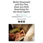 Molly Ringwald Instagram - Thank you Interview Magazine for facilitating this conversation! Link in bio #capote #swans #feud