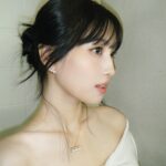 Momo Hirai Instagram - この春にぴったりなTASAKIの SAKURAGOLD ‘balance neo’のイヤリングとネックレス。🤍🤍 @tasaki_intl #TASAKI #TASAKIbalance #SAKURAGOLD #PR #Japan